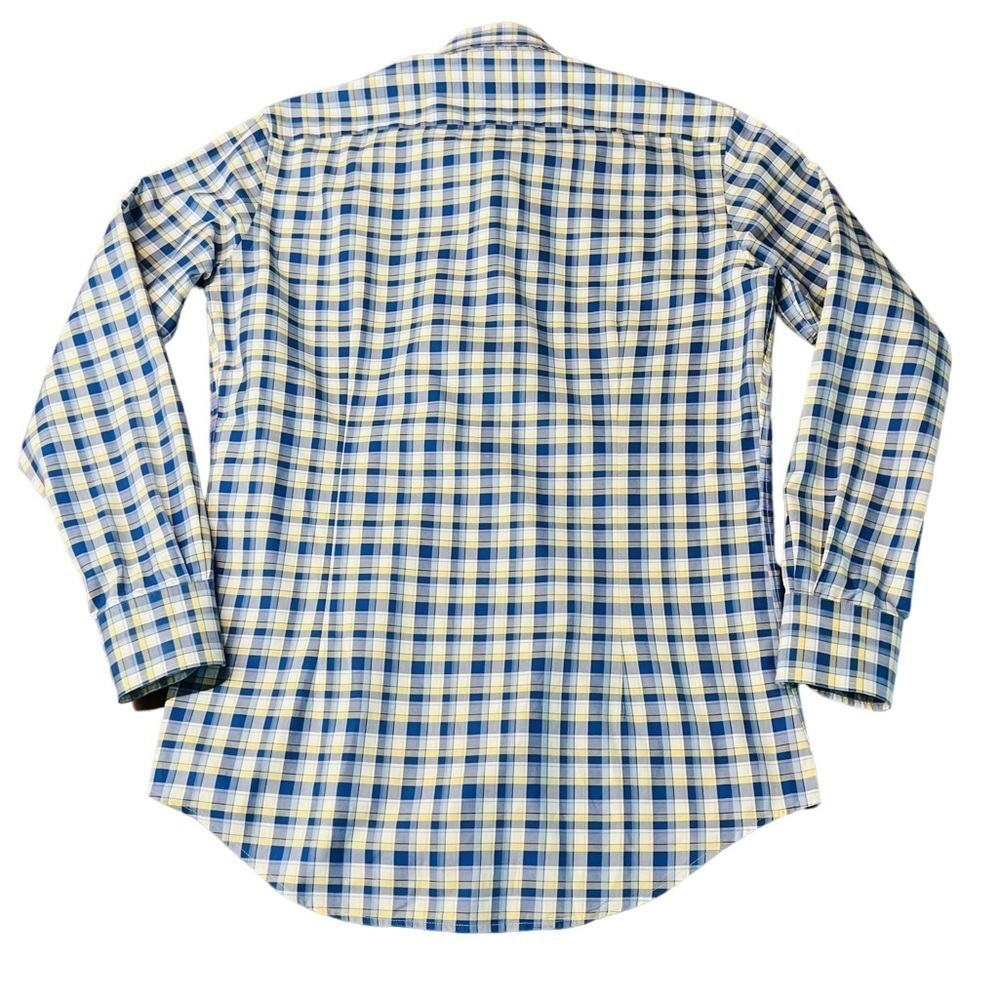 LEDBURY MENS LONG SLEEVE SLIM FITTED BUTTON DOWN SHIRT SIZE 15 1/2 - Picture 2 of 9